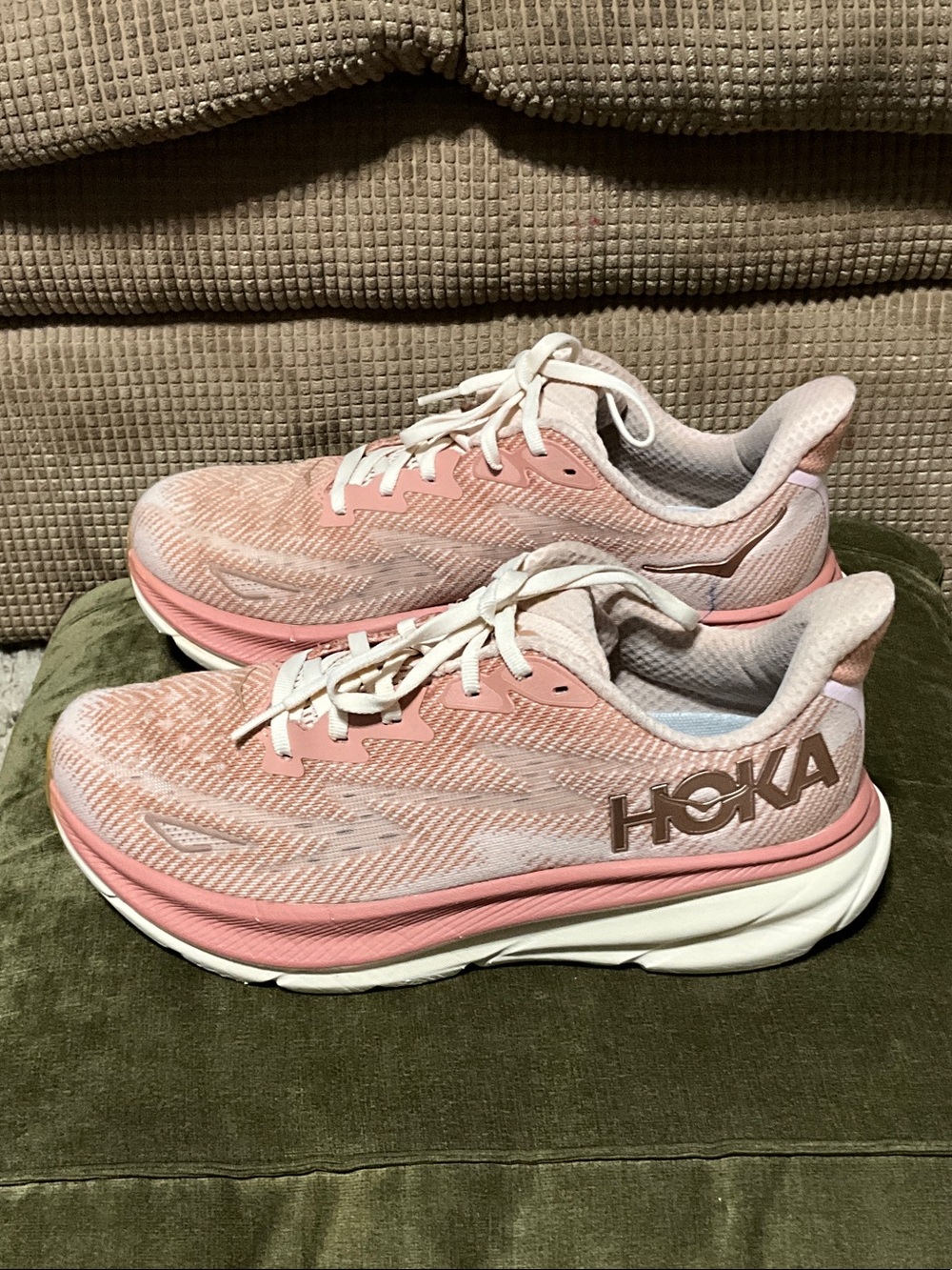 Hoka Women's Pink Athletic Running Shoes size 9.5B